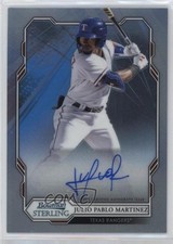 2019 Bowman Sterling Prospect Auto Julio Pablo Martinez #BSPA-JPM Auto 4m3