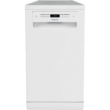 Image of Hotpoint 3D Zone Wash Slimline Dishwasher 10 Place White HSFO3T223WUKN