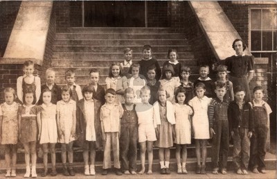 Pelzer SC South Carolina High School & Elementary School RPPC Postcard COPY