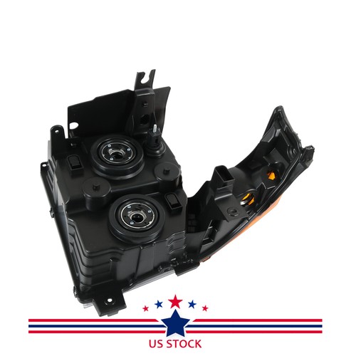 Left+Right Black Headlights Headlamps For 2006-2010 Jeep Commander - Bild 5 von 12