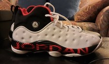 Mens Air Jordan Retro Jumpman Team II, 8.5, White, Black, Red BNIB