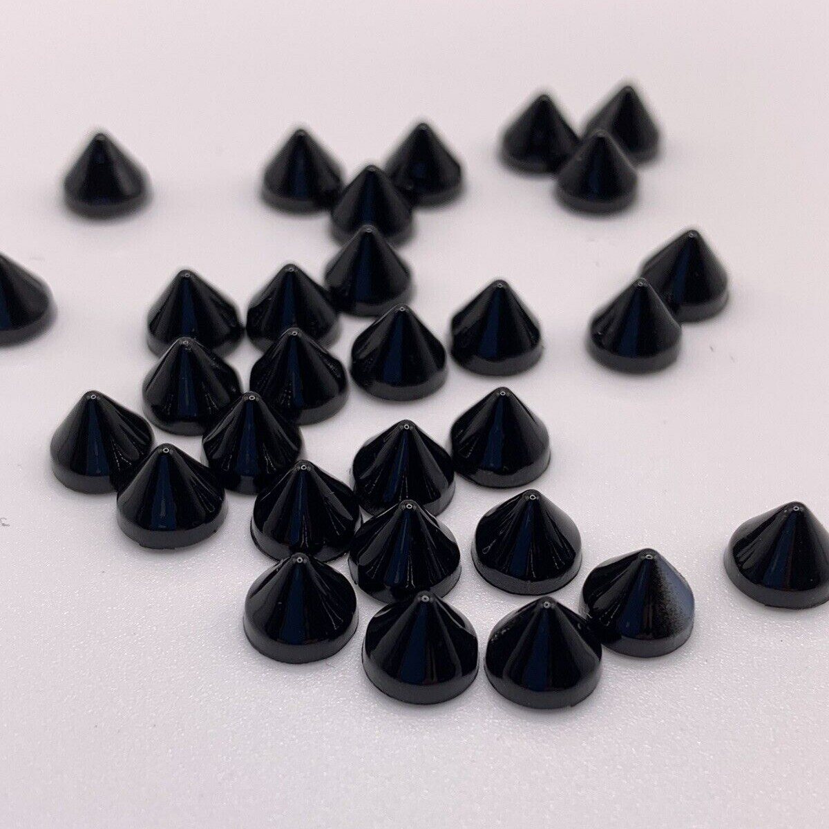 10x Christian Louboutin Black Spare Replacement Studs
