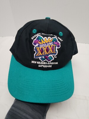 Vintage Super Bowl XXXI 1997 Superdome Snapback Hat Rare