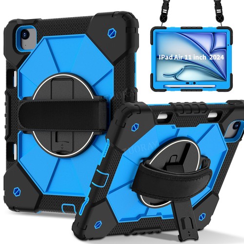 Shockproof Stand Case Cover For iPad 10.9 10th Pro 11 13 2024 10.2" 8 7 6 Air 6 - Picture 7 of 118