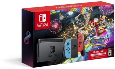 任天堂Switch スイッチ Nintendo Switch with Neon Blue and Neon Red Joy-Con Mario Kart 8