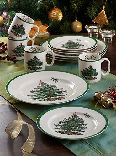 Spode Christmas Tree 4-Piece Dinnerware Place Setting, Service for 1 - Image 3 of 4