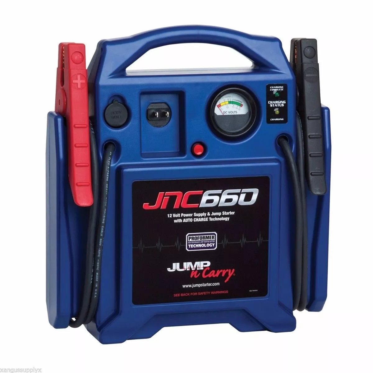 JNC660 1700 Amp Heavy Duty 12v Booster pack Portable Jump Starter Jumper  Box