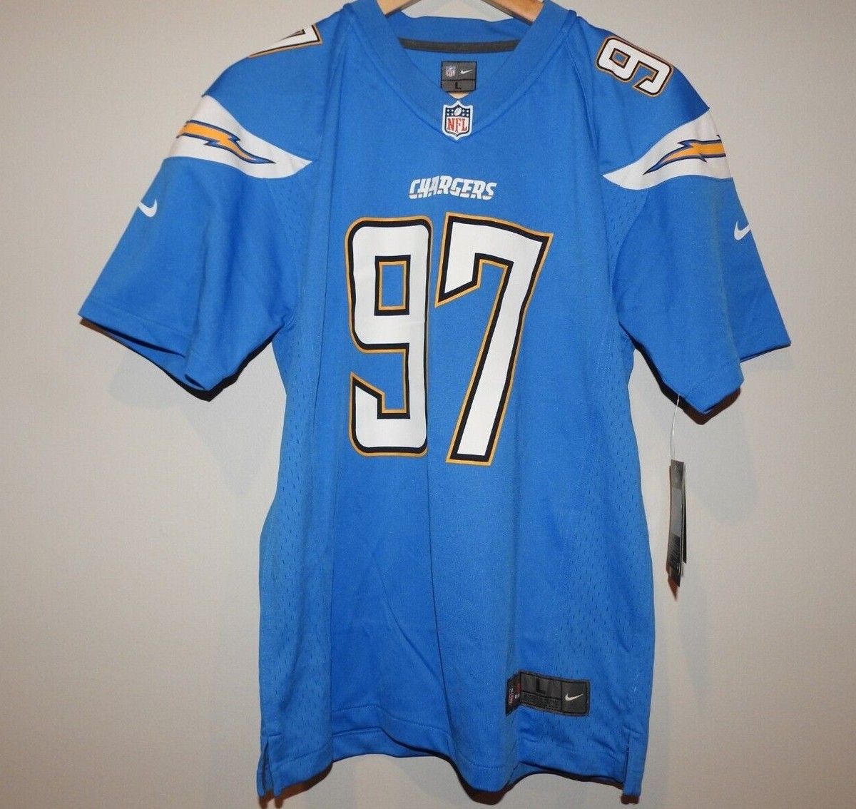 Los Angeles Chargers #97 BOSA Football Jersey New Size Youth LARGE