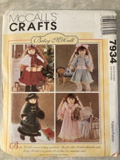 McCalls Crafts Sewing Pattern Doll Clothes 8139 Betsy McCall UNCUT