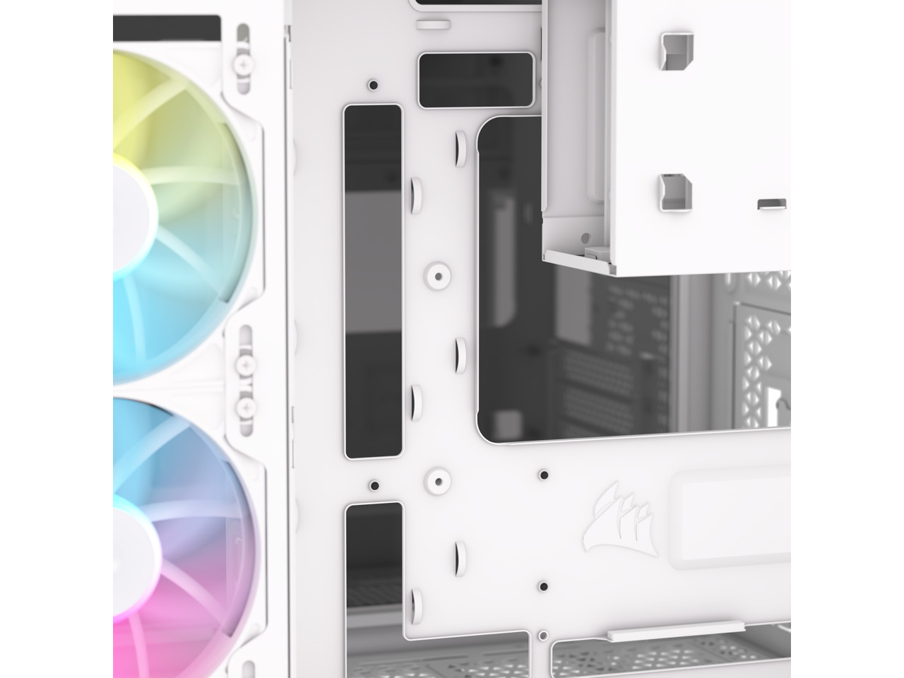 Двухкамерный корпус для ПК CORSAIR iCUE LINK 2500X RGB Micro ATX Белый Двухтемпературный