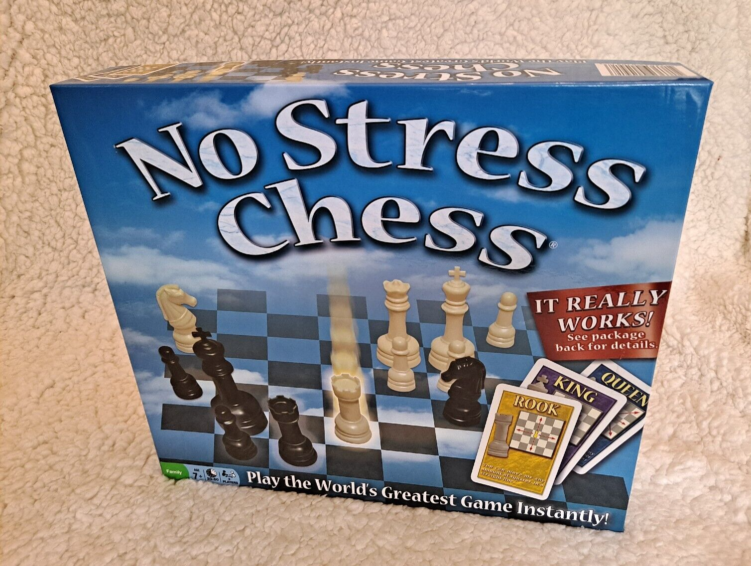 NO STRESS CHESS BOARD GAME LEARN TO PLAY EASY