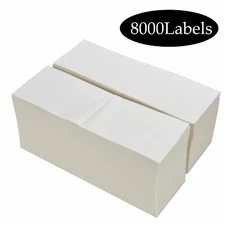 8000 Fanfold Direct Thermal Labels 4"x6" Shipping Barcode Labels for Zebra Rollo