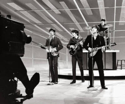 The Beatles first live US performance on CBSs Ed Sullivan Show 1964 Old Photo