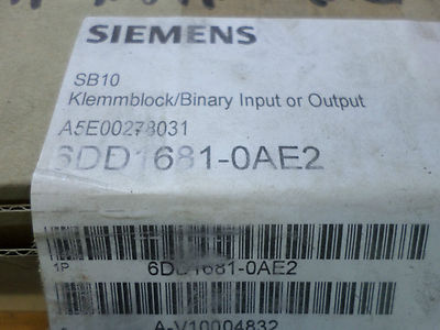 SIEMENS - SIMADYN D -  6DD1681-0AE2 - BINARY INPUT or OUTPUT MODULE