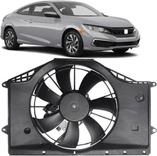OE Radiator Cooling Fan Assembly For 2016 2017 2018 2019 2020 Honda Civic 1.5L
