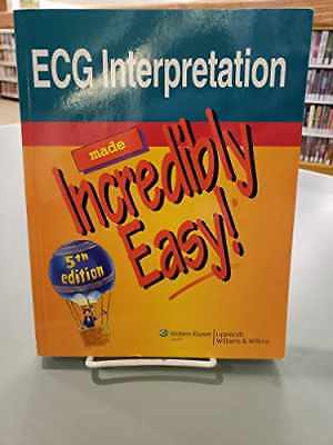 ECG Interpretation Made Incredibly Easy! - Paperback, by Lippincott & Co. - Good
