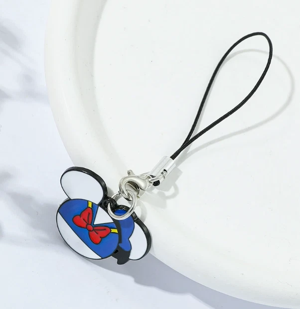 Lot 10 pcs Mickey Minnie Metal Enamel Pendant Keychain Jewelry Accessories DIY - Image 3 of 3
