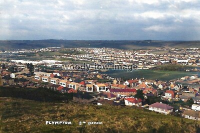 col0477 - Devon - Early view across Town of Plympton, South Devon - print 6x4