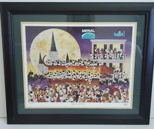 Jim Tweedy Merial We Roll Along  Avma 2008-New Orleans Signed Print 57/100 Dogs