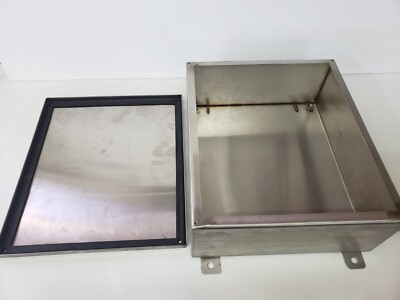 UNUSED -16x14x6 Stainless Industrial Control Panel Enclosure Electrical Cabinet