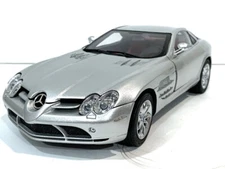 RARE RETIRED CMC 2003 Mercedes Benz McLaren SLR M045E Silver LIMITED ED  1/18