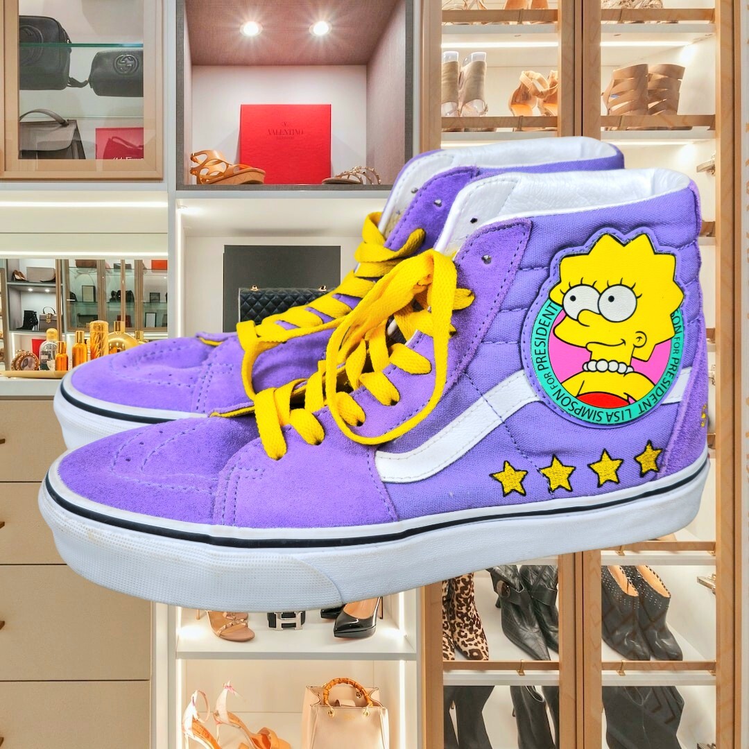 Vans x The Simpsons SK8-Hi “Lisa For President” Men's 6.5/Women's