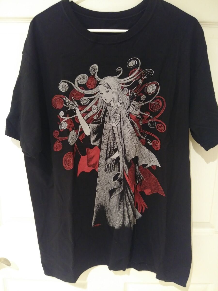 Junji Ito x Yohji Yamamoto S'yte Kirie Tee Shirt Uzumaki Junji Ito x Yohji Yamamoto S'yte Kirie Tee Shirt Uzumaki