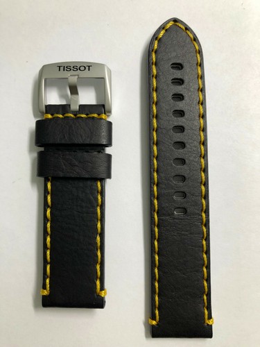Yellow Leather 22mm Watch Band Strap | eBay