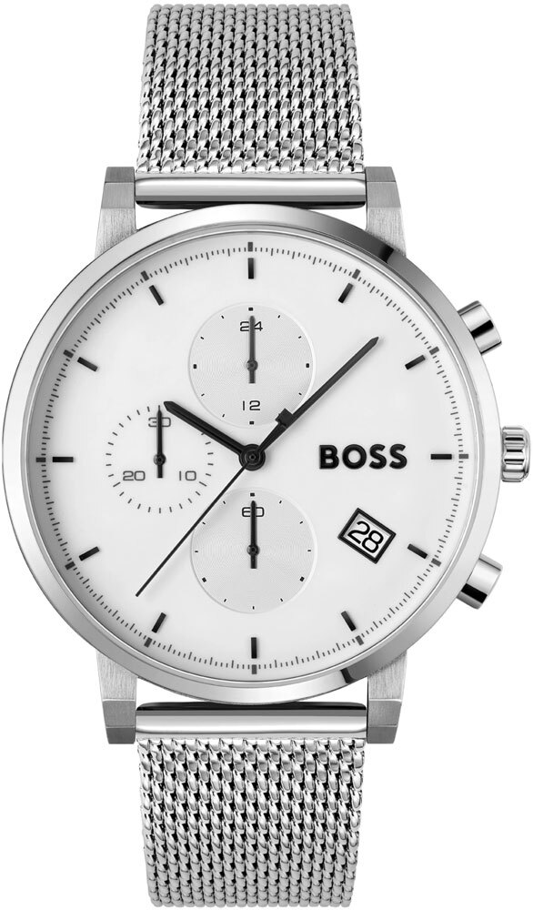 Boss Silver Mens Chronograph Watch Integrity 1513933