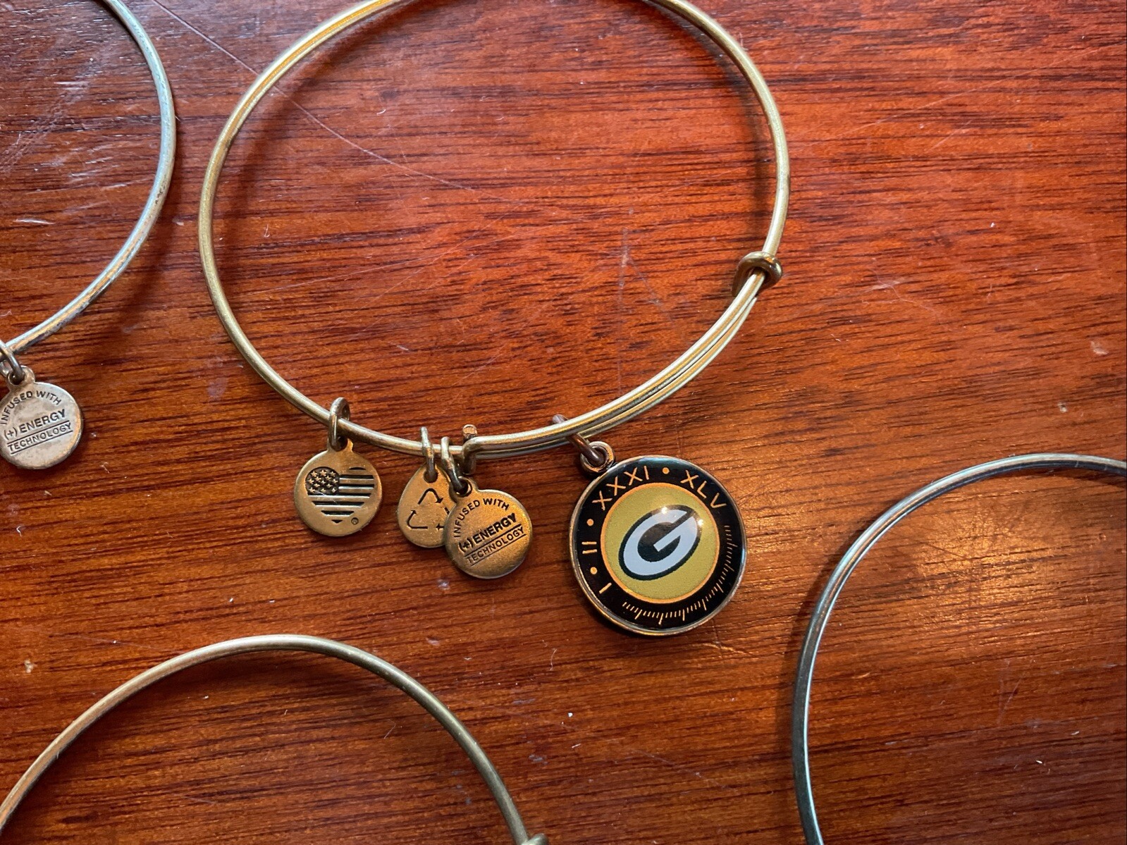 Alex And Ani Bangles, Set Of 5, Assorted Themes - image 5