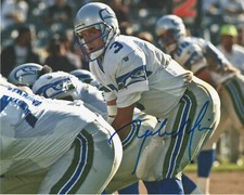 RICK MIRER SEATTLE SEAHAWKS SIGNED AUTHENTIC 8x10 PHOTO w/COA NFL QB 
