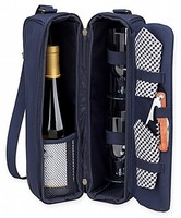Picnic At Ascot Sunset Wine Tote For 2 With Glasses Picnic At Ascot Sunset Wine Tote For 2 With Glasses