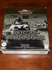 Panzer Commander World War II Tank Simulator Game 1998 PC. CIB VG
