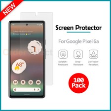 1-100 Lot LCD Ultra Clear HD Screen Protector for Android Phone Google Pixel 6a