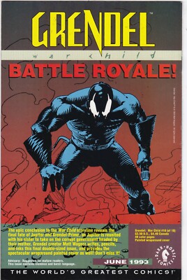 Dark Horse Comics #8 (1993) Introducing X FIRST PRINT Dark Horse