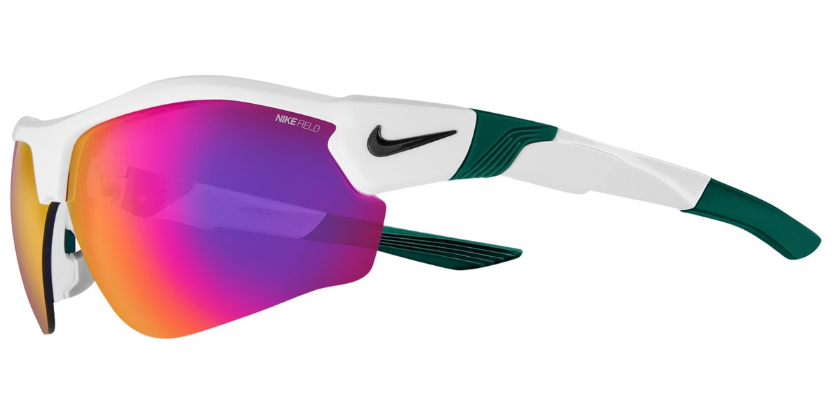 Nike Show X3 Half-Rim Rectangular Sunglasses w/ Field Tint Lens