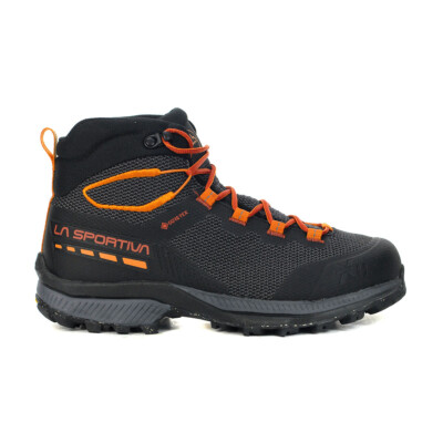 La Sportiva Men's TX Hike Mid GTX Carbon/Saffron Hiking Boots 34S-900313