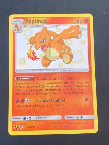 CARTE POKEMON REPTINCEL SV7/SV94 FR ULTRA RARE SL DESTINEES OCCULTES - NEUF