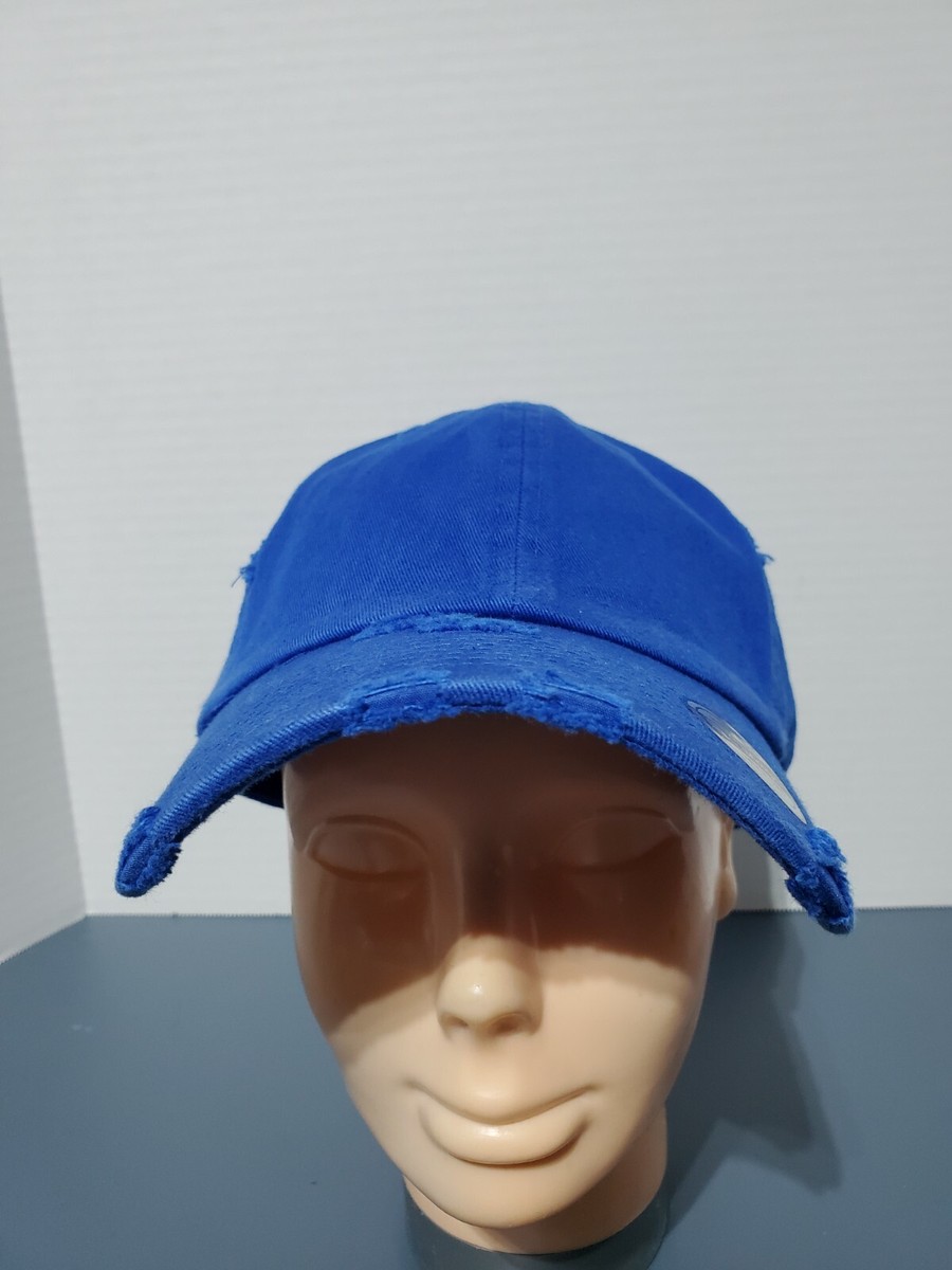 New* Ball Hat Cap Distressed Blue KBETHOS Vintage Brand  display picture 3