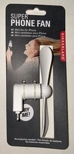 IPHONE Kikkerland SUPER PHONE FAN / White / NEW