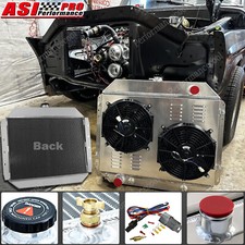 3 Row Radiator Shroud Fan For 1966-1979 Ford F150 F250 F350 F100 Bronco L6 V8