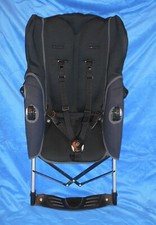 HAMAC ASSISE LOOLA 1 nu noir bords bleu foncé LOOLA UP HIGH TREK