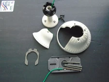 CASABLANCA ORIGINAL CEILING FAN CANOPY/MOUNTING PLATE/DOWN ROD BONE