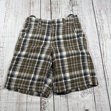 GAP KIDS SHORTS BOYS SIZE 14 ADJUSTABLE WAISTBAND PLAID PREPPY 2010 BERMUDA