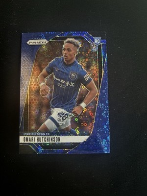 2024-25 Panini Prizm Premier League Omari Hutchinson Rookie Blue Breakaway /99