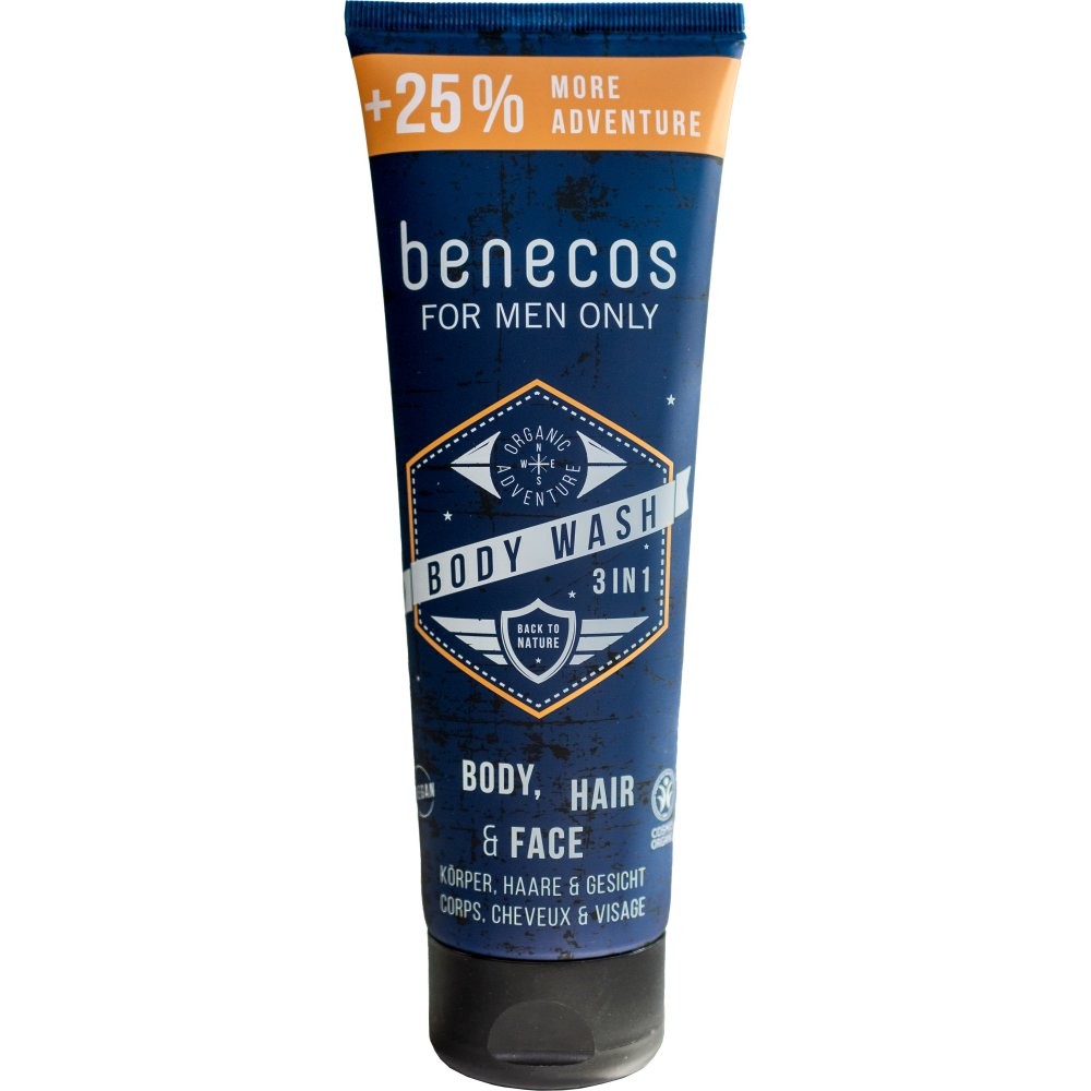 Benecos For Men Only 3in1 Bio-Duschgel 78x47x21 cm - Bild 2