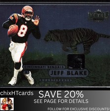 Jeff Blake 1998 Metal Universe #135 Cincinnati Bengals
