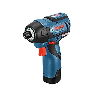 Bosch 10.8V cordless impact driver with 2 batteries,charger,case GDR10.8V-EC