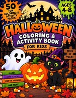 Malbuch Halloween FüR Kinder 4-8 Jahre, AktivitäTen, Ausmalen, Spaß