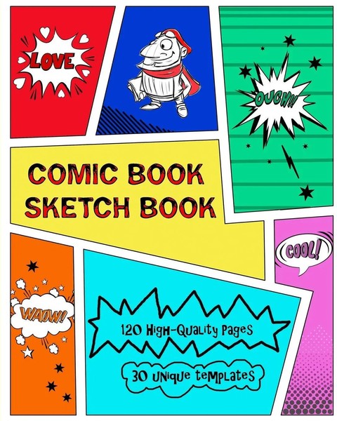 Kaye Nutman | Comic Book Sketch Book | Taschenbuch | Englisch (2019)-image
